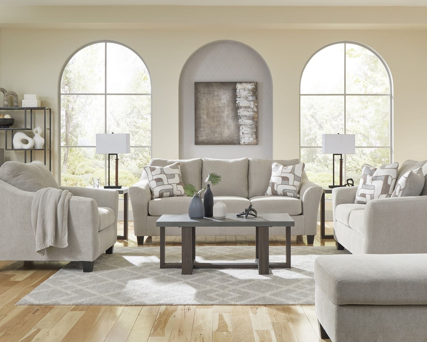 Willarae Loveseat In Taupe 5980335