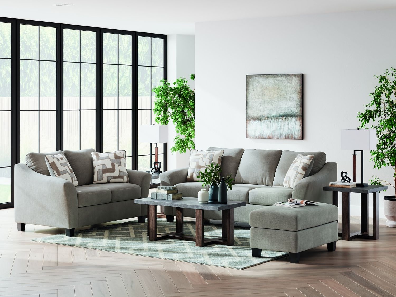 Willarae Loveseat In Taupe 5980335