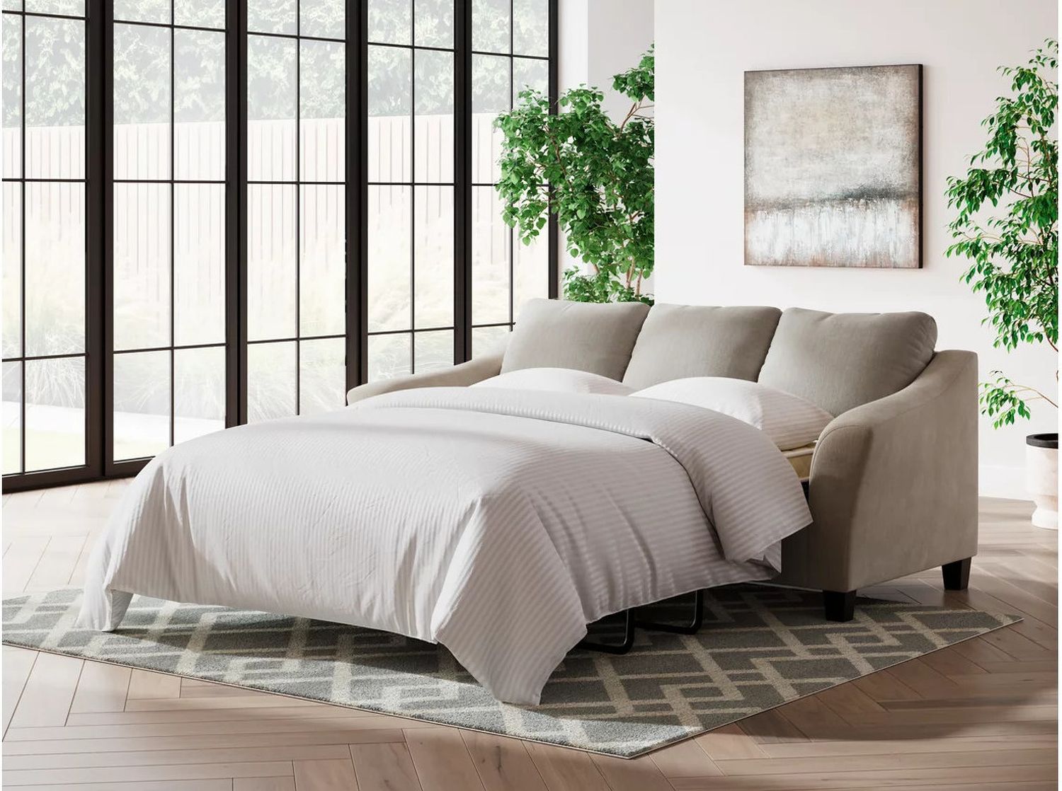Willarae Queen Sofa Sleeper In Taupe 5980339