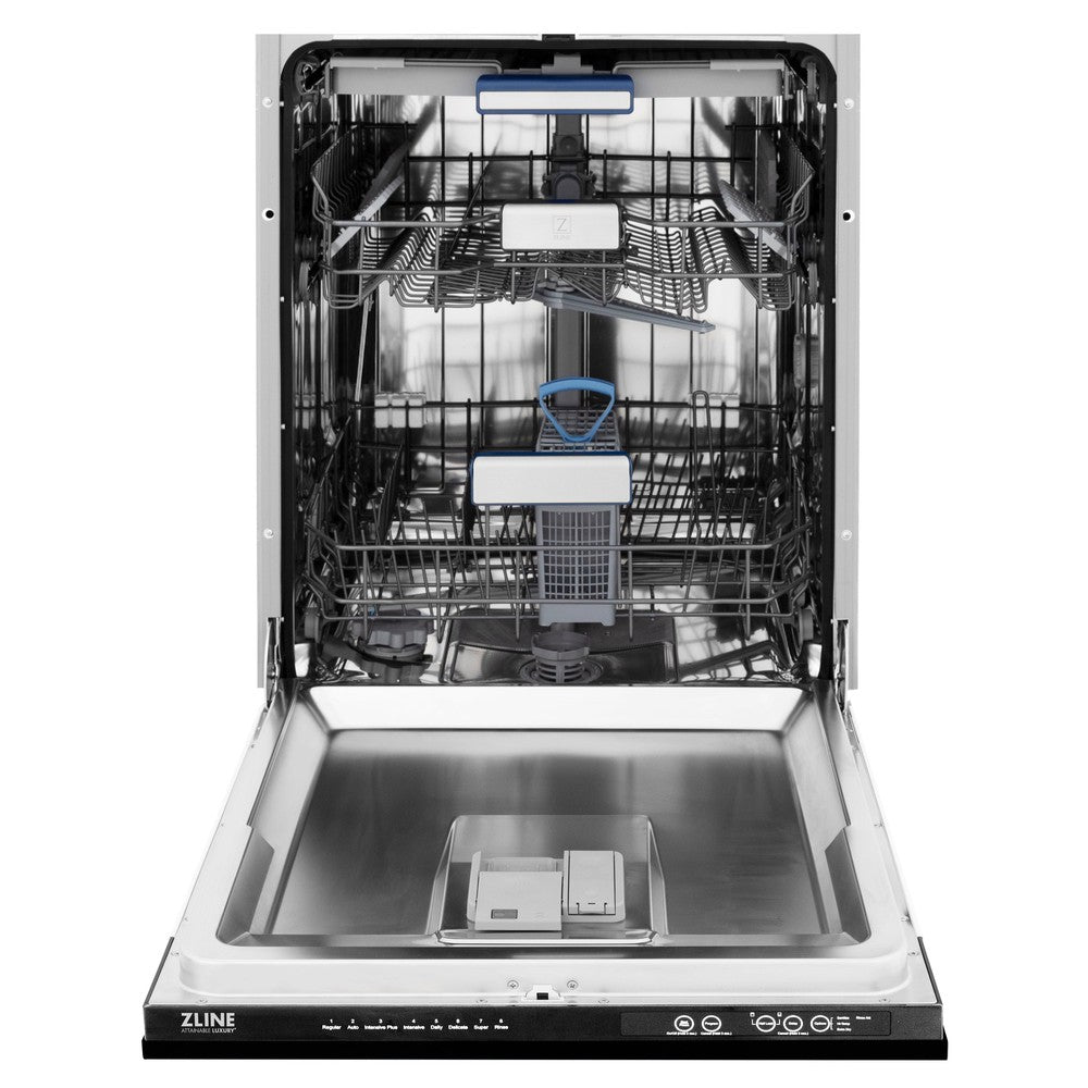 Kitchen Package with Black Stainless Steel Refrigerator, 36 in. Dual Fuel Range, 36 in. Range Hood, Microwave Drawer, and 24 in. Tall Tub Dishwasher 5KPRRABRH36MWDWV