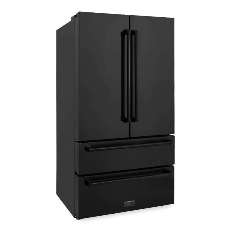 Kitchen Package with Black Stainless Steel Refrigerator, 48 in. Dual Fuel Range, 48 in. Range Hood, Microwave Drawer, and 24 in. Tall Tub Dishwasher 5KPRRABRH48MWDWV