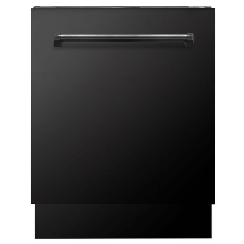 Kitchen Package with Black Stainless Steel Refrigerator, 48 in. Dual Fuel Range, 48 in. Range Hood, Microwave Drawer, and 24 in. Tall Tub Dishwasher 5KPRRABRH48MWDWV