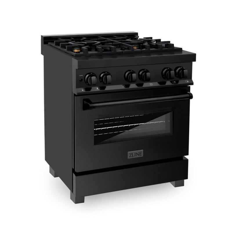 Kitchen Package with Black Stainless Steel Refrigerator, 30 in. Dual Fuel Range, 30 in. Range Hood, Microwave Drawer, and 24 in. Tall Tub Dishwasher 5KPRRABRHMWDWV