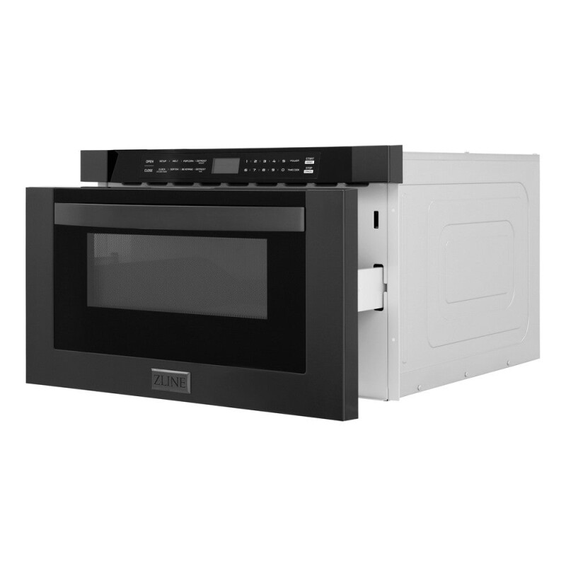 Kitchen Package with Black Stainless Steel Refrigerator, 30 in. Dual Fuel Range, 30 in. Range Hood, Microwave Drawer, and 24 in. Tall Tub Dishwasher 5KPRRABRHMWDWV