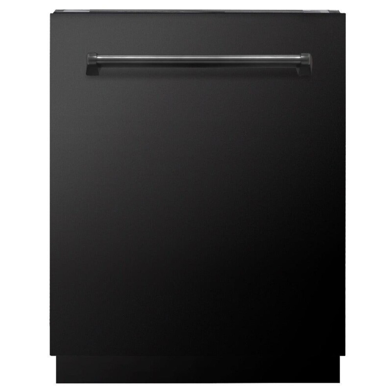 Kitchen Package with Black Stainless Steel Refrigerator, 30 in. Dual Fuel Range, 30 in. Range Hood, Microwave Drawer, and 24 in. Tall Tub Dishwasher 5KPRRABRHMWDWV