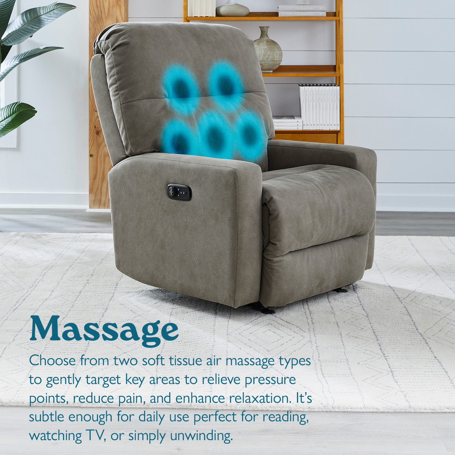Kenley - Transitionally Styled, Medium-sized Recliner - 5NP14 5NP14