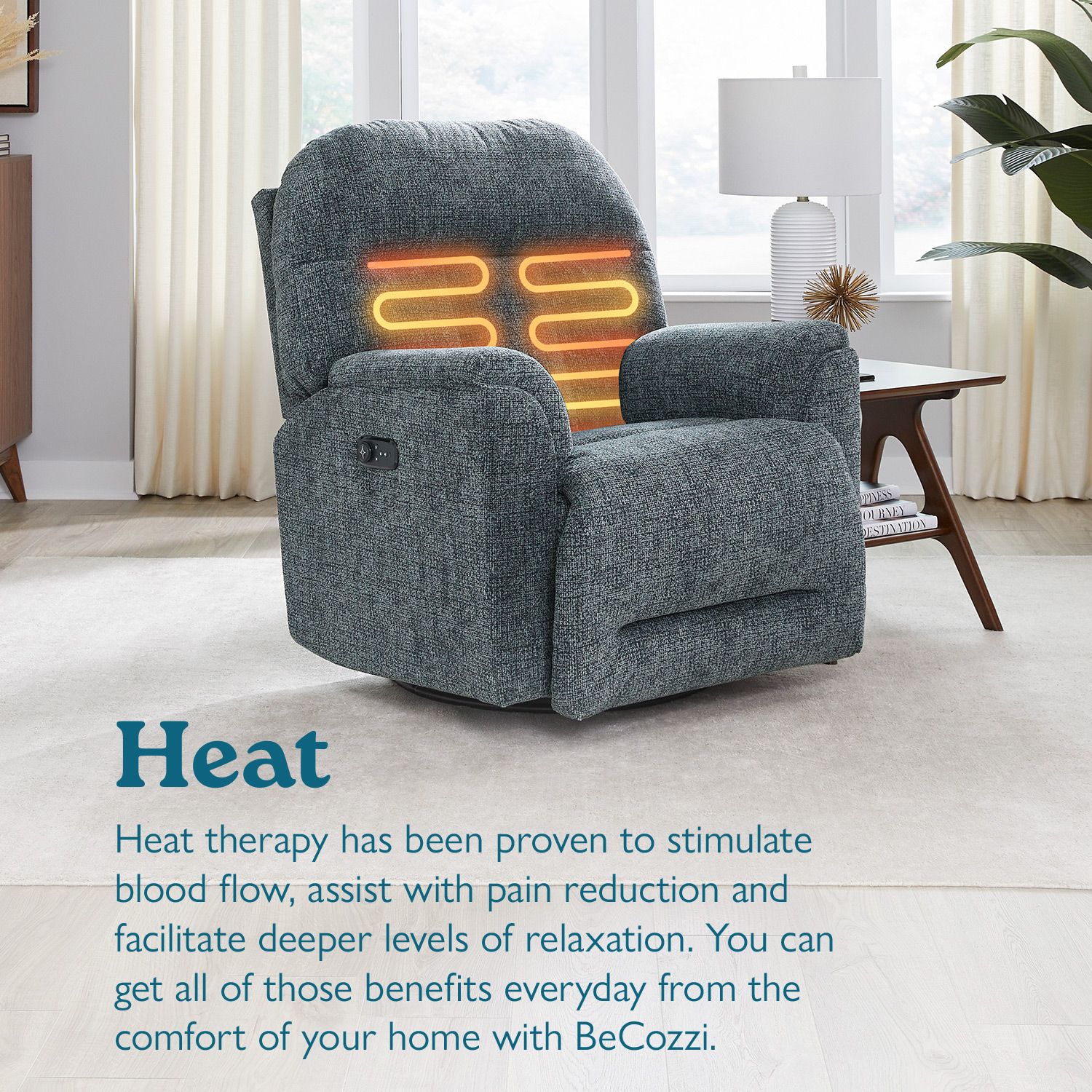 Kenley - Transitionally Styled, Medium-sized Recliner - 5NP14 5NP14