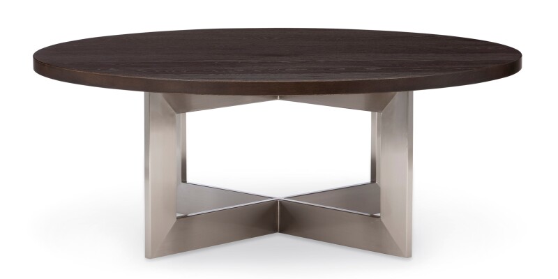 Andover Round Cocktail Table 6021K606SDKCHESTNUT