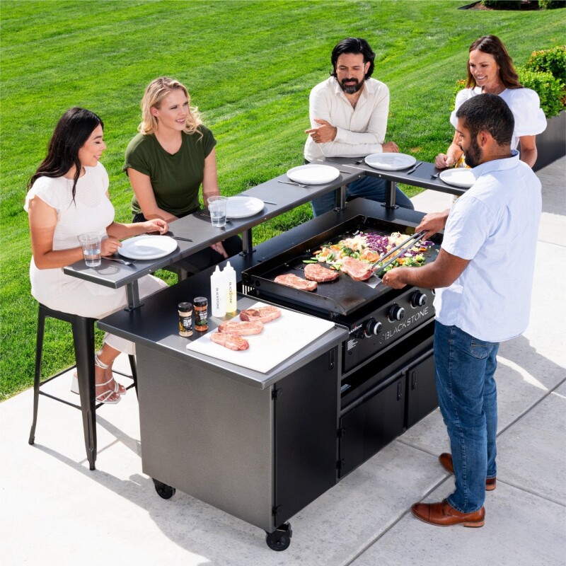 5 Person Chef's Table with 36" Drop-in Griddle 6023