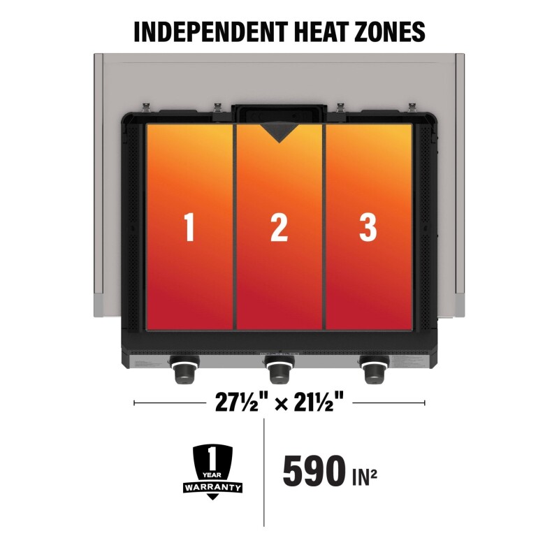 28” Drop-in Griddle with Hood & Insulating Jacket 6029