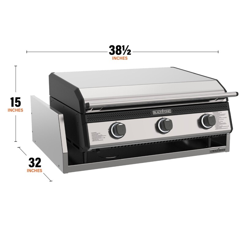 28” Drop-in Griddle with Hood & Insulating Jacket 6029
