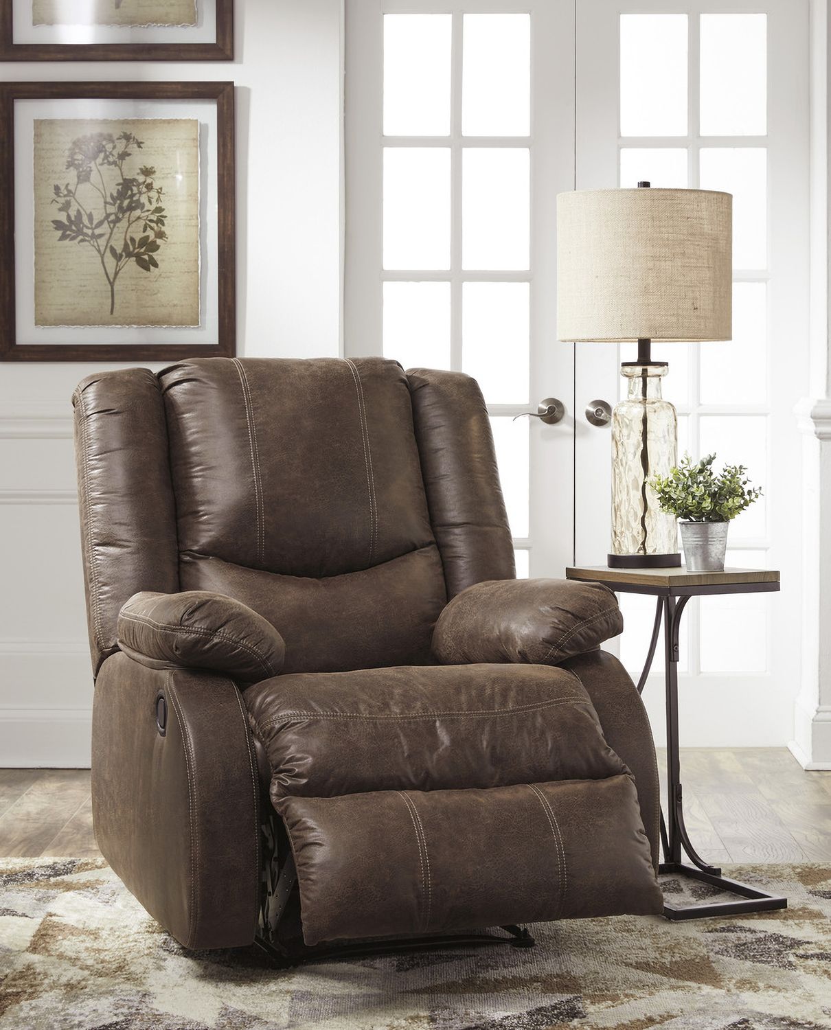 Bladewood Coffee Zero Wall Recliner 6030529