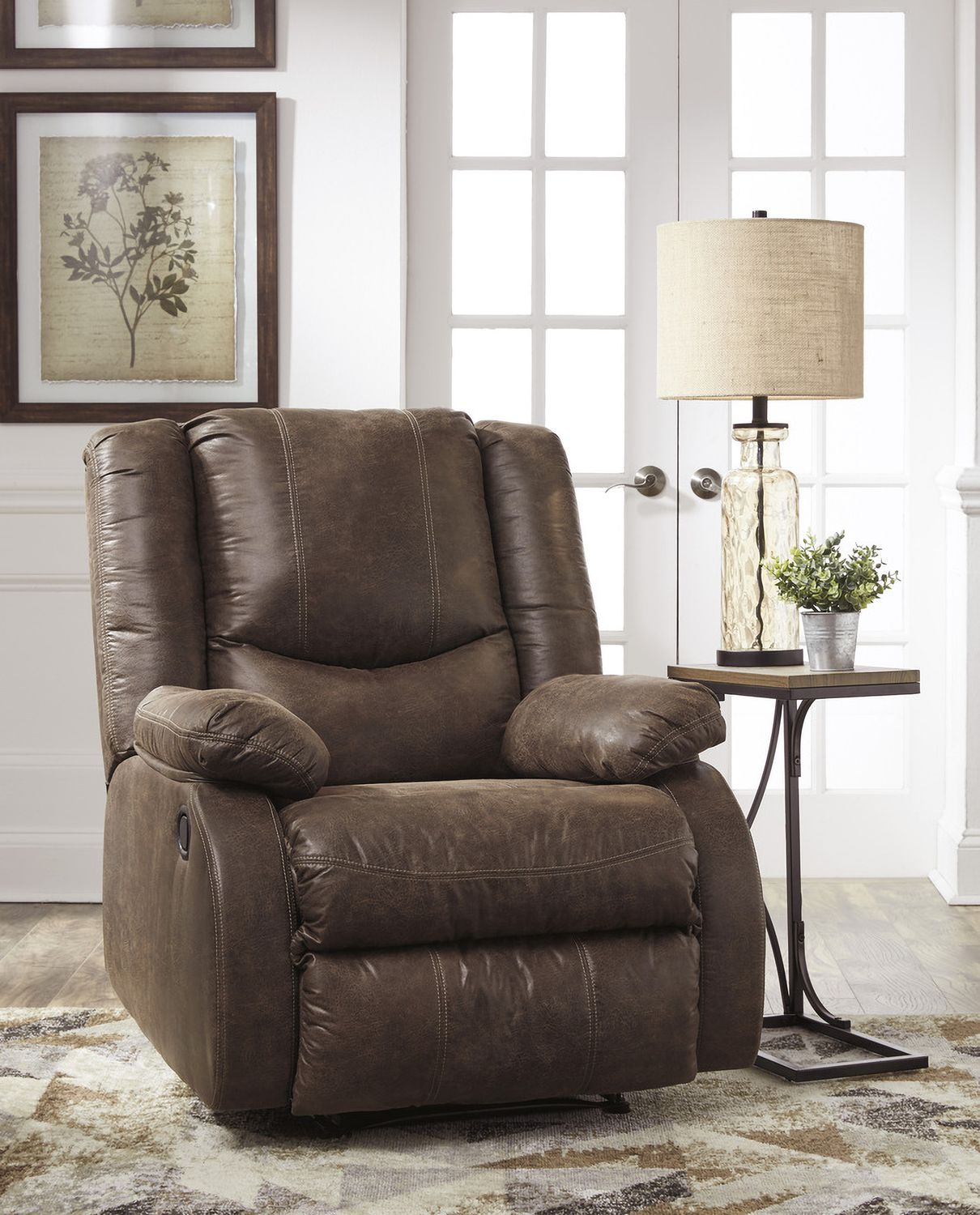 Bladewood Coffee Zero Wall Recliner 6030529
