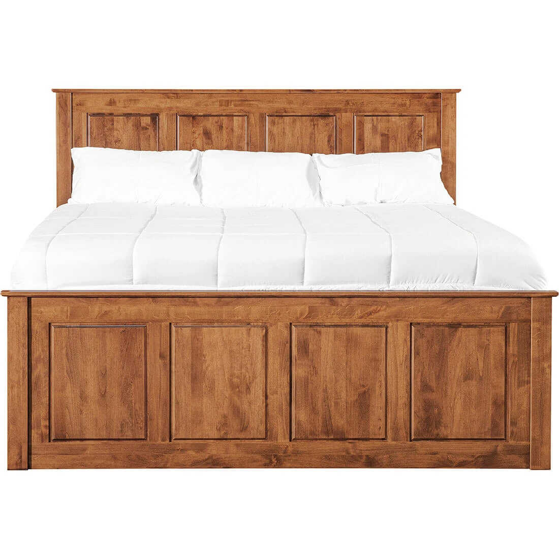 Shaker Chest Bed Shaker King Chest Bed - Tall 6 Drawer / 3 Drawer Pedestal & Raised Panel HB / FB - 60470 60470