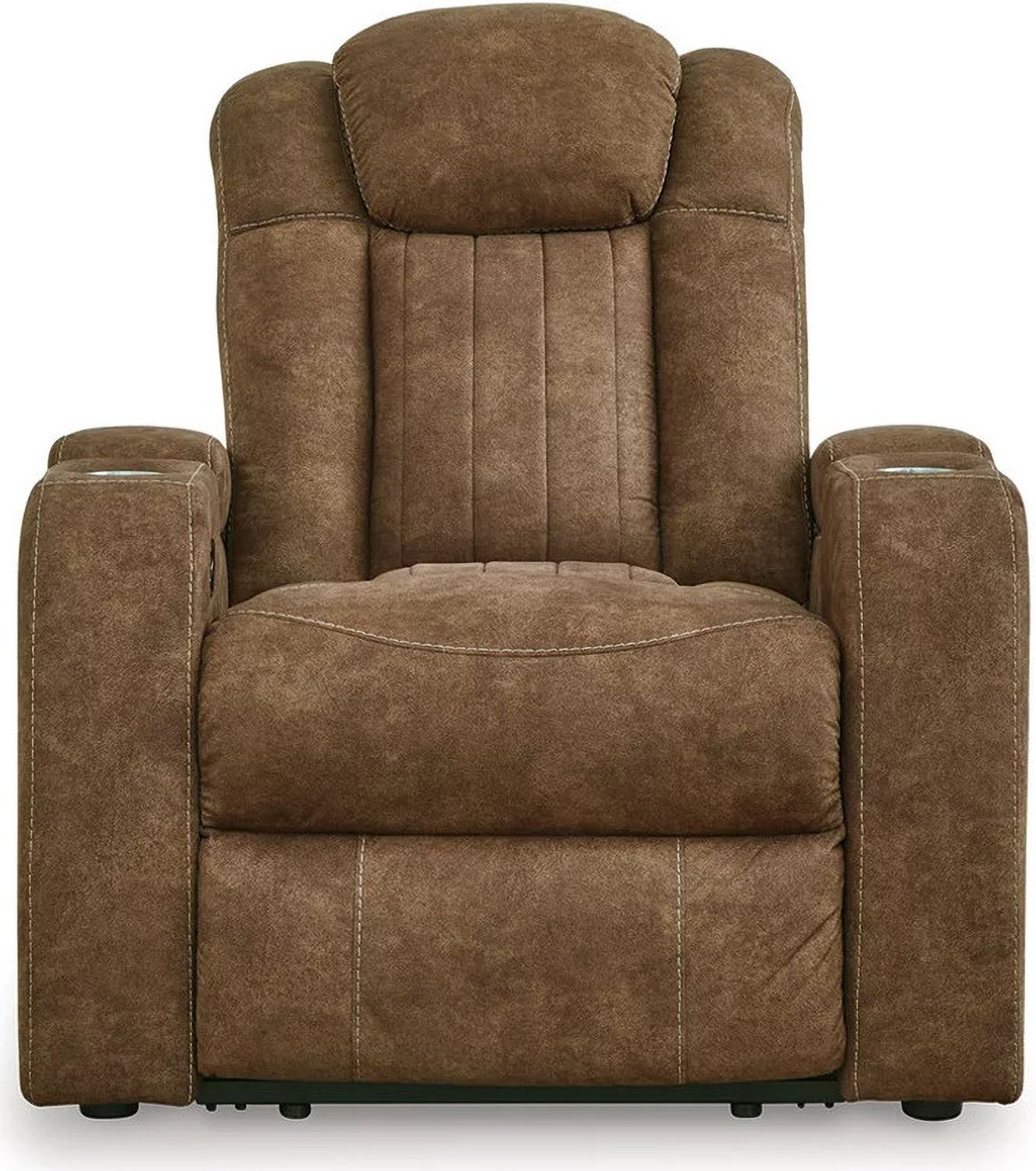 Wolfridge Brindle Power Recliner With Adjustable Headrest 6070313