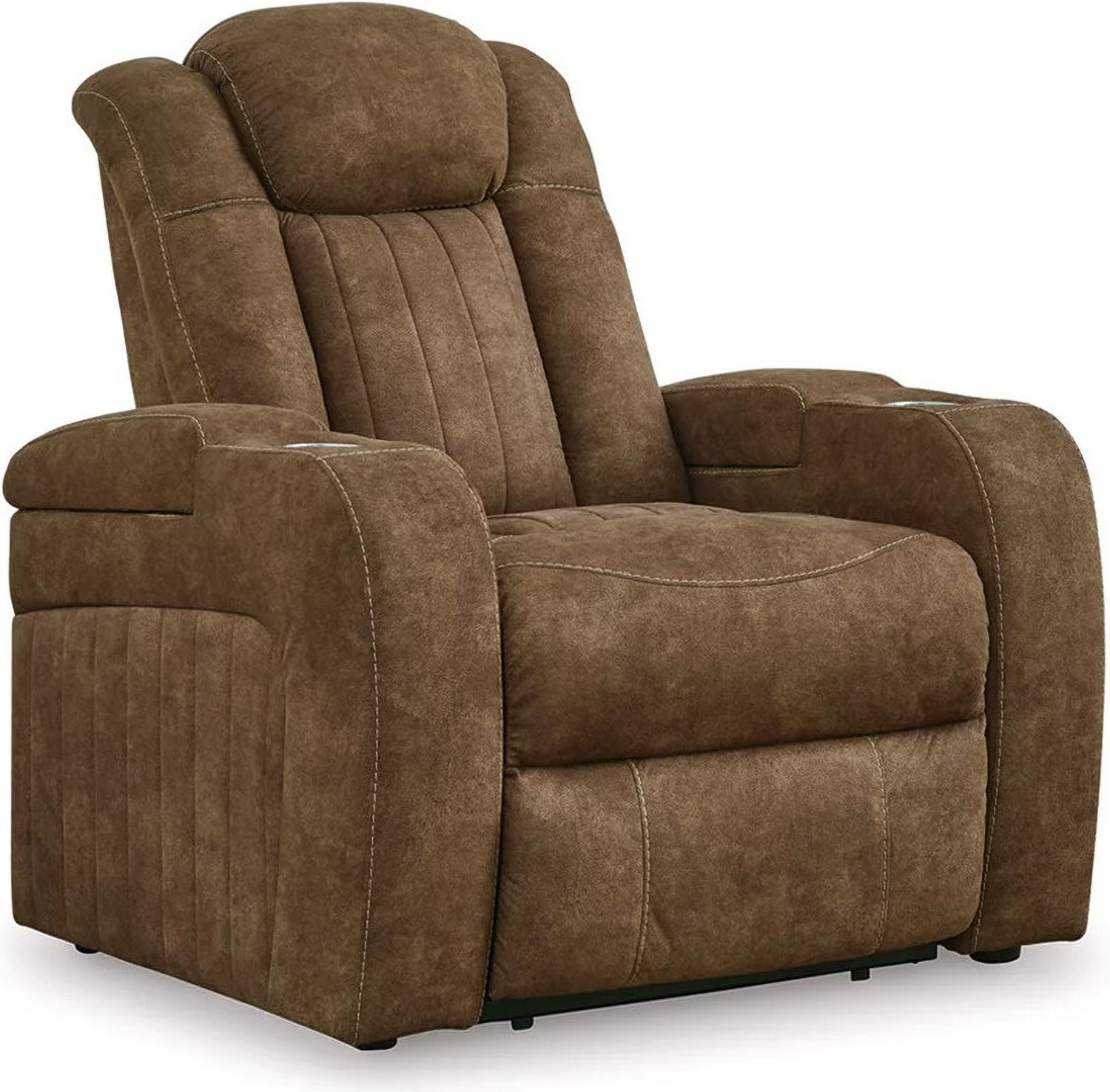 Wolfridge Brindle Power Recliner With Adjustable Headrest 6070313