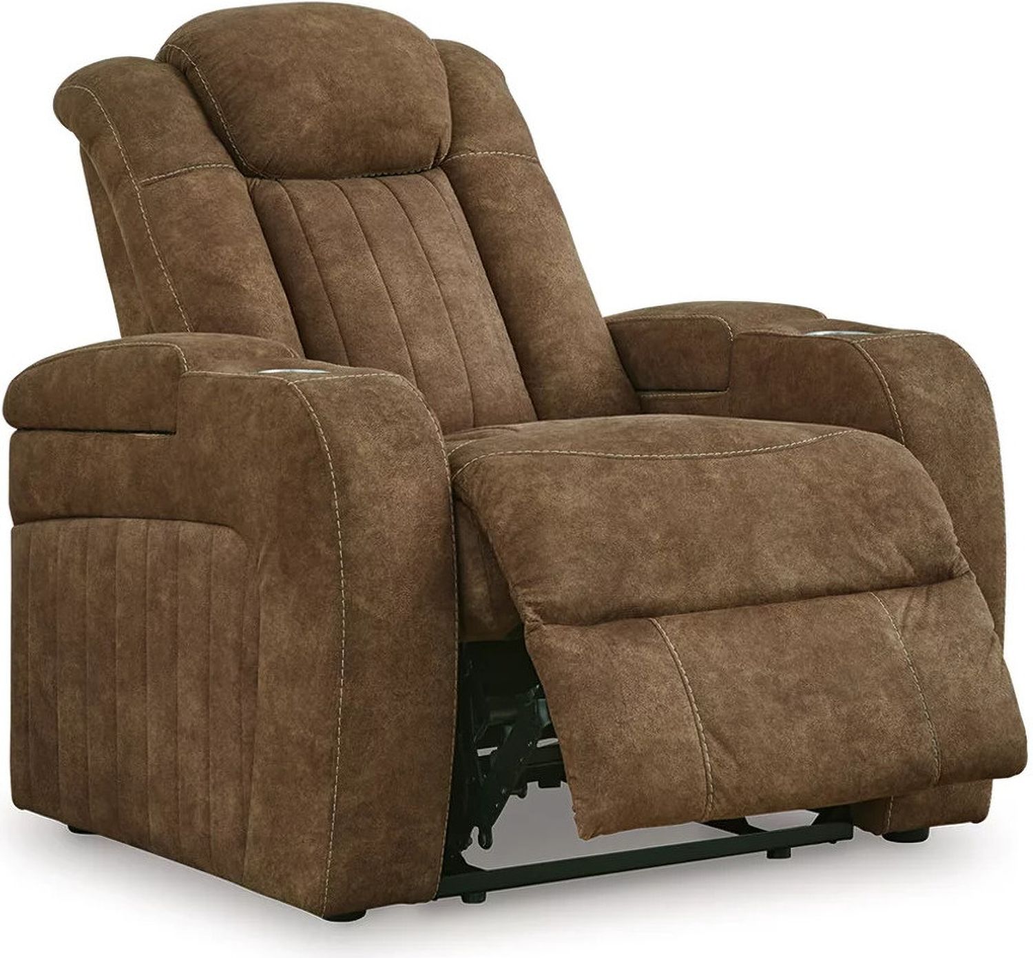 Wolfridge Brindle Power Recliner With Adjustable Headrest 6070313