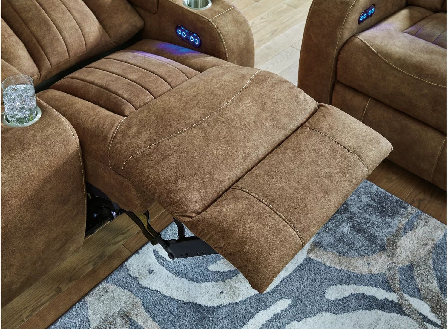 Wolfridge Brindle Power Recliner With Adjustable Headrest 6070313