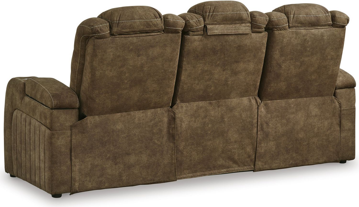 Wolfridge Brindle Power Recliner Sofa with Adjustable Headrest 6070315