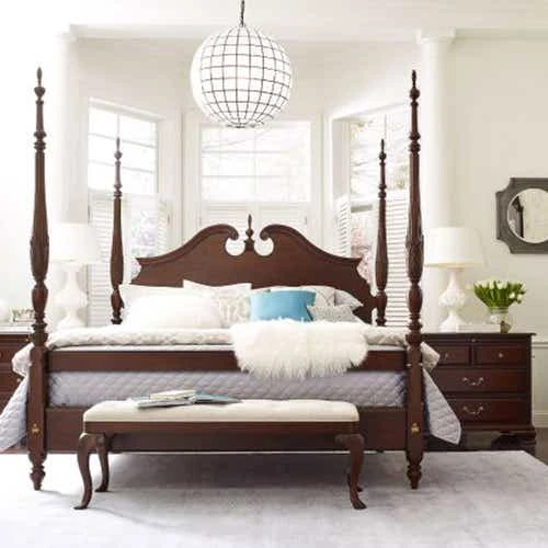 Hadleigh Rice Carved Queen Bed 607324P