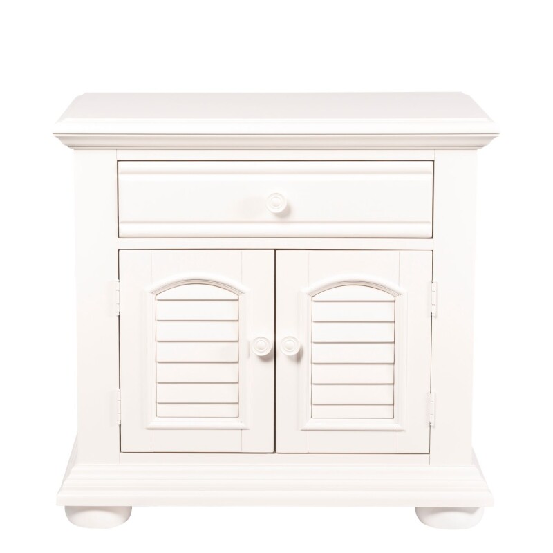 Summer House I King Poster Bed, Dresser & Mirror, Chest, Night Stand 607BRKPSDMCN