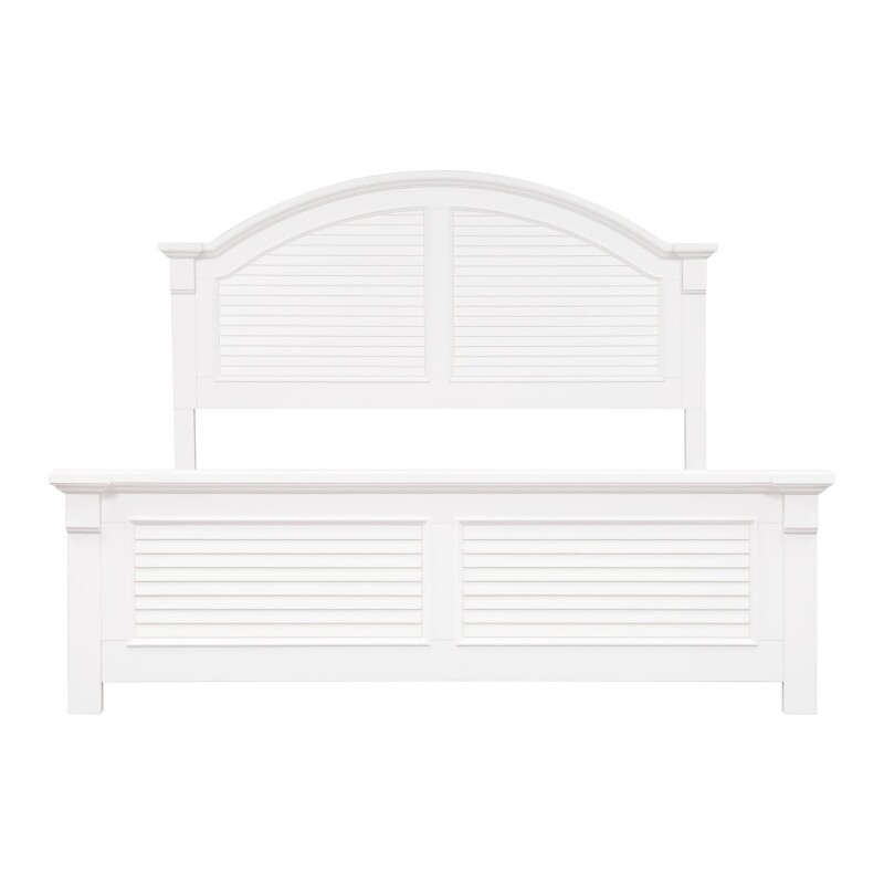 Summer House I Queen Panel Bed, Dresser & Mirror, Night Stand 607BRQPBDMN