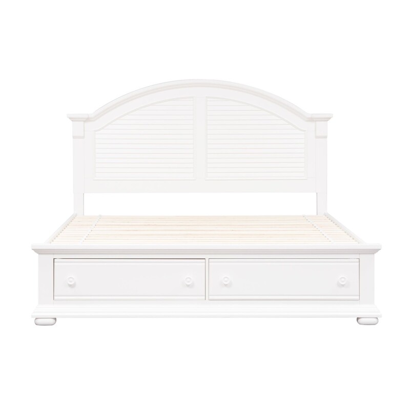 Summer House I Queen Storage Bed, Dresser & Mirror, Night Stand 607BRQSBDMN