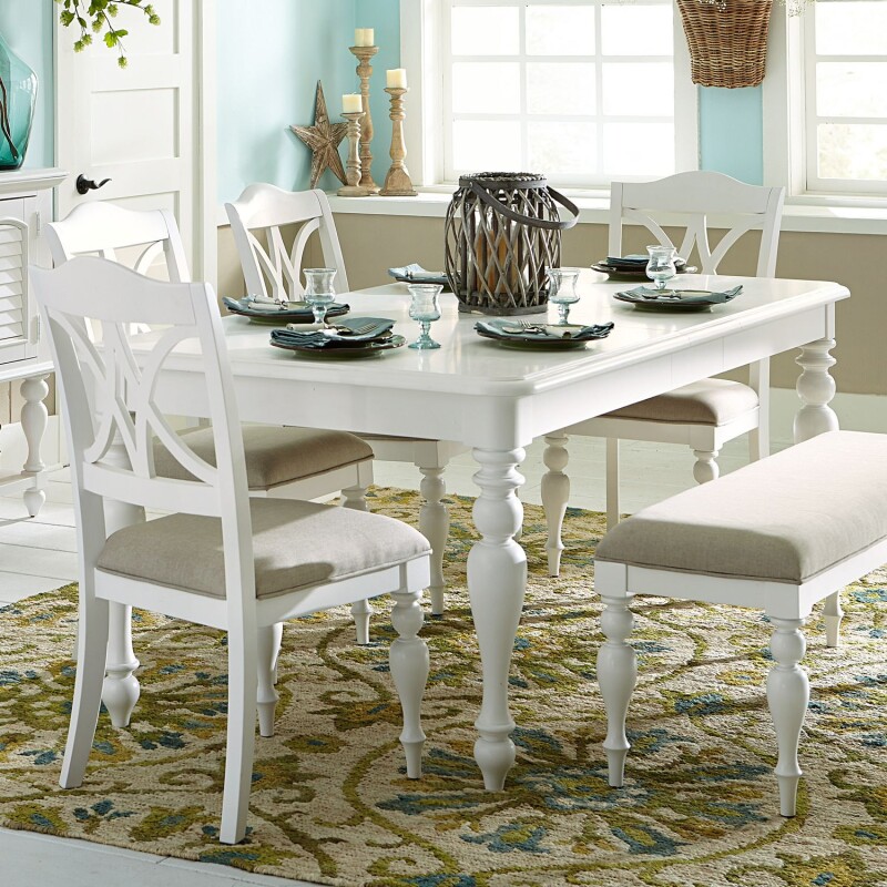 Summer House Rectangular Leg Table 607T4078