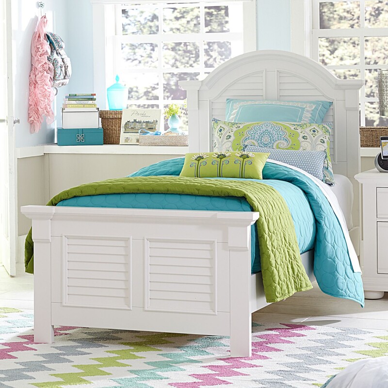 Summer House Twin Panel Bed 607YBRTPB