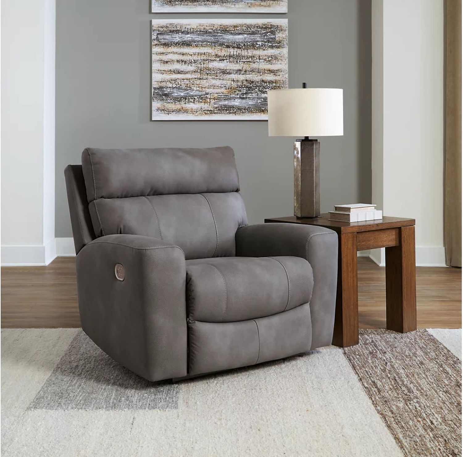 Next-Gen DuraPella Power Recliner In Slate 6100313
