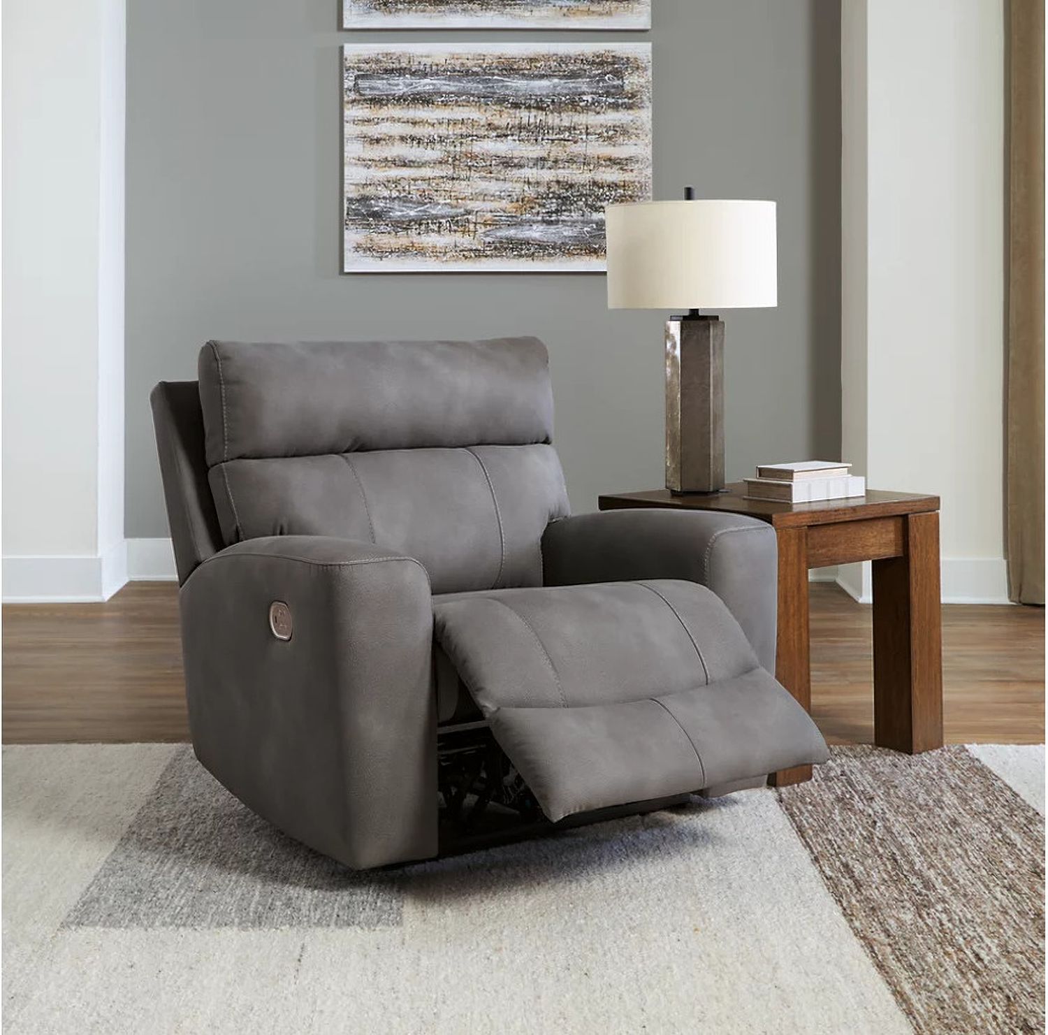 Next-Gen DuraPella Power Recliner In Slate 6100313