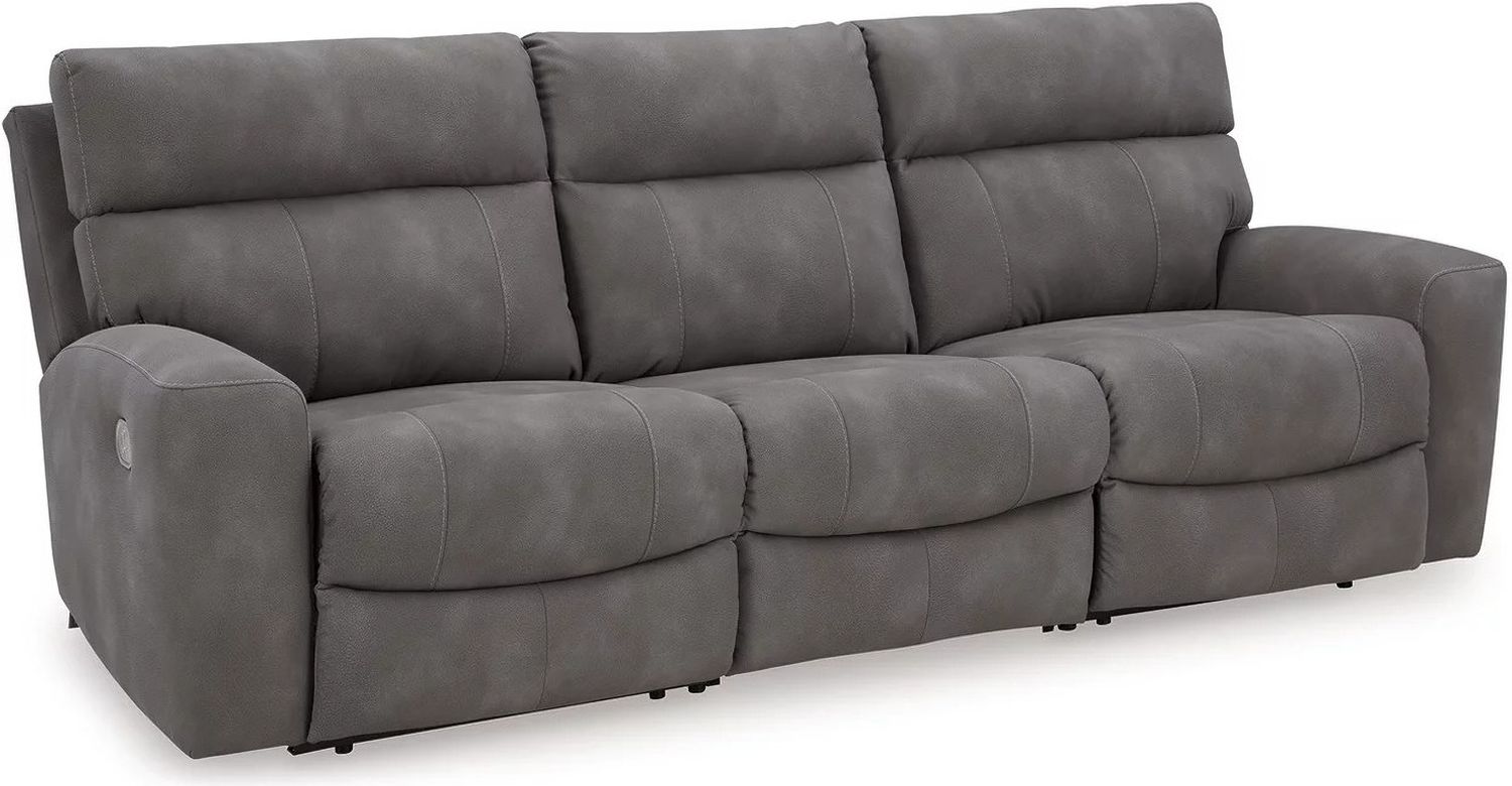 Next-Gen DuraPella 3-Piece Power Reclining Sectional Sofa In Slate 61003S2
