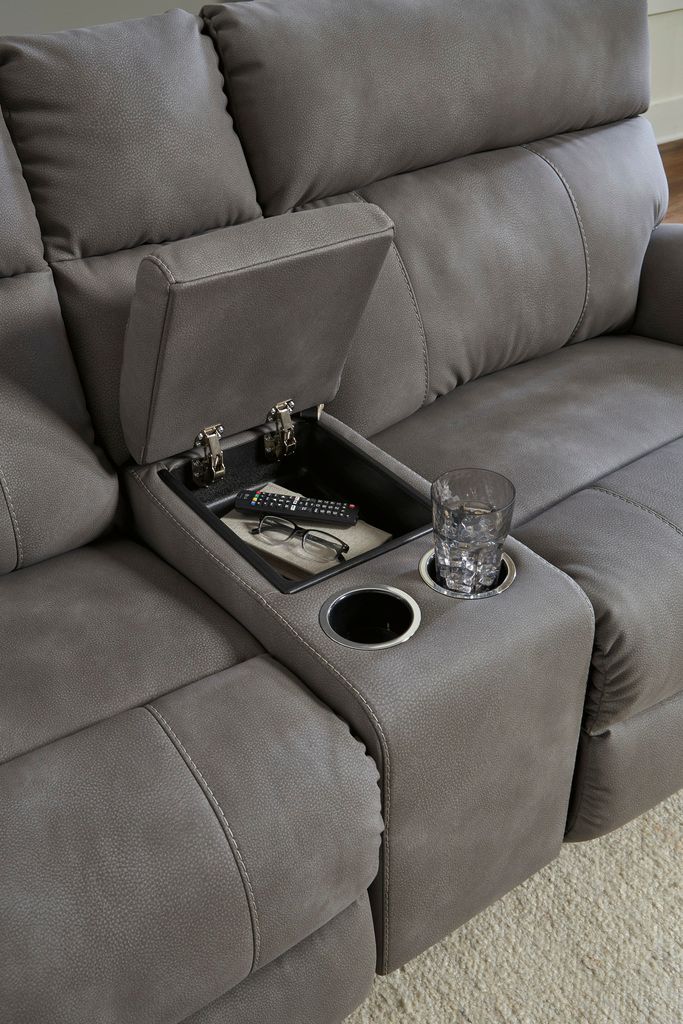 Next-Gen DuraPella 3-Piece Power Reclining Sectional Sofa In Slate 61003S2