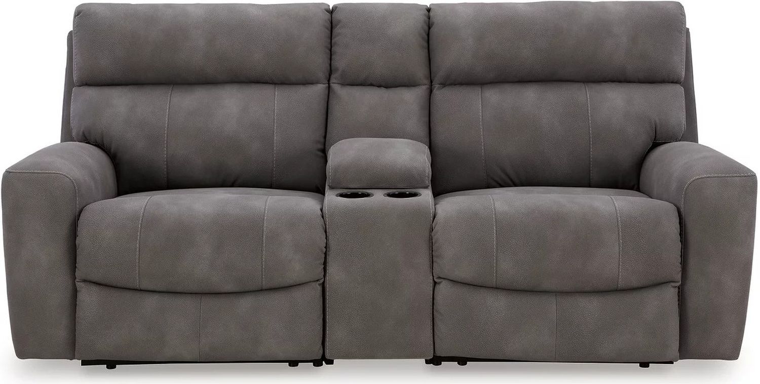 Next-Gen DuraPella 3-Piece Power Reclining Sectional Sofa In Slate 61003S3