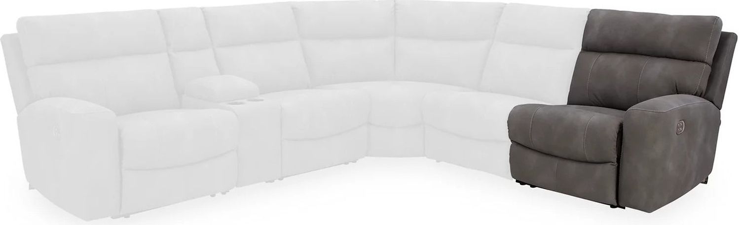 Next-Gen DuraPella 3-Piece Power Reclining Sectional Sofa In Slate 61003S3