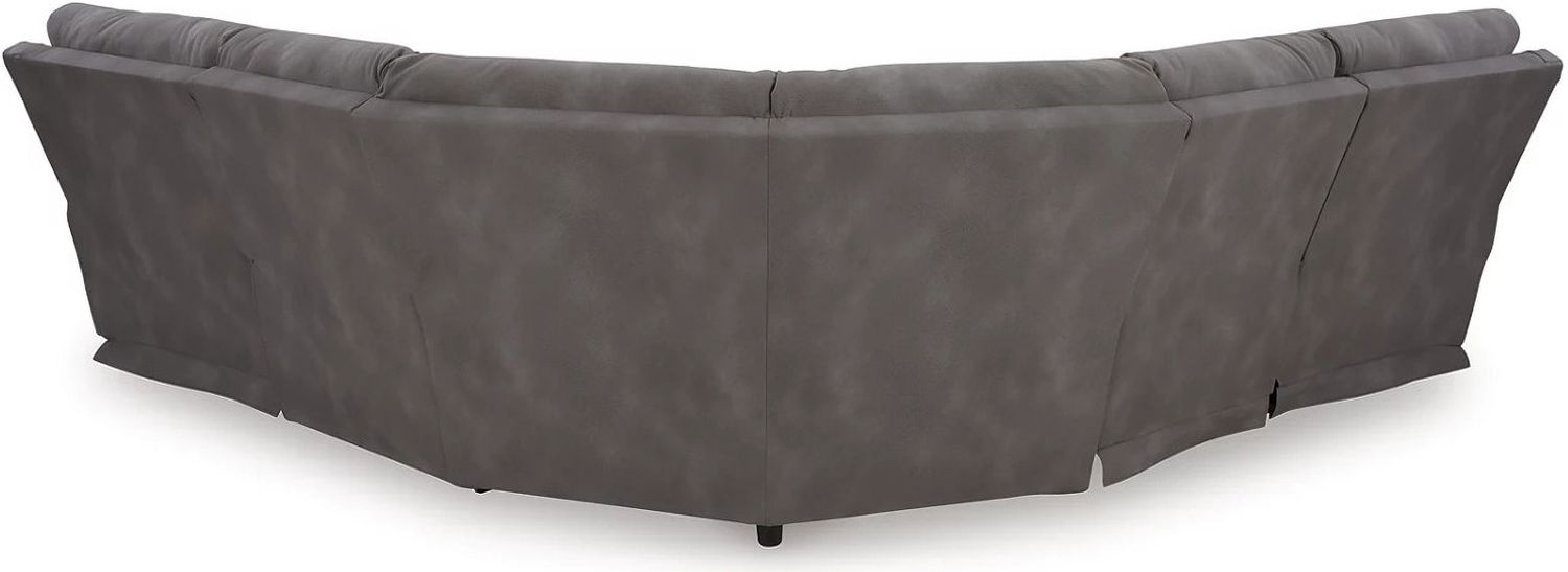 Next-Gen DuraPella 5-Piece Power Reclining Sectional In Slate 61003S6