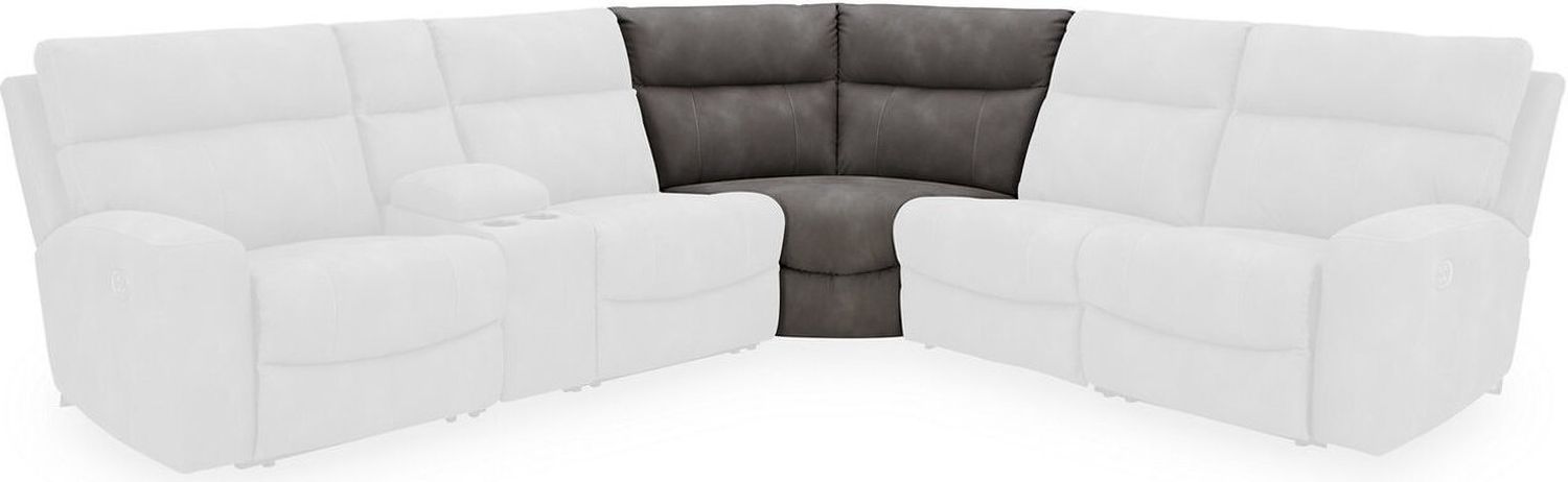 Next-Gen DuraPella 5-Piece Power Reclining Sectional In Slate 61003S6