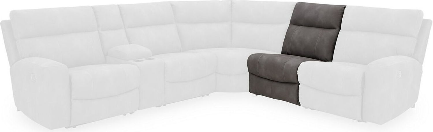 Next-Gen DuraPella 5-Piece Power Reclining Sectional In Slate 61003S8