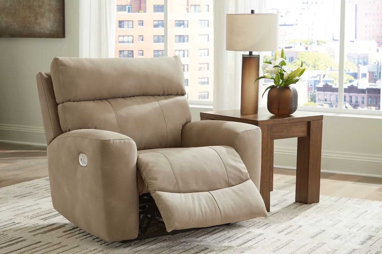Next-Gen DuraPella Power Recliner In Sand 6100413