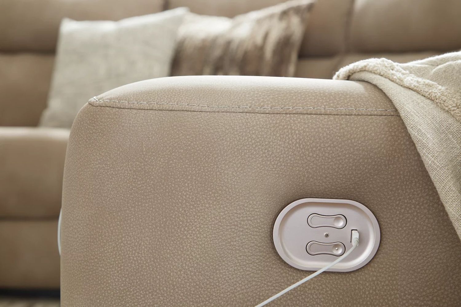Next-Gen DuraPella Power Recliner In Sand 6100413