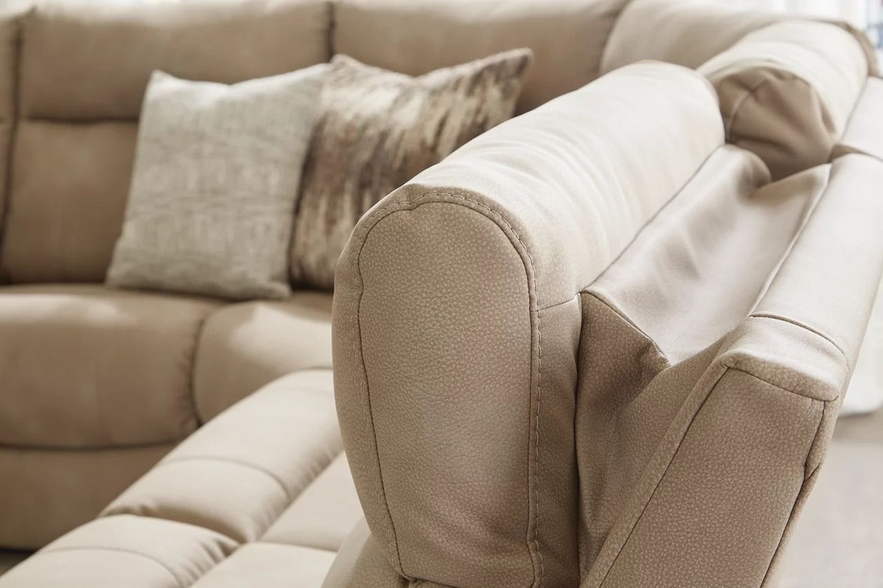 Next-Gen Durapella 5-Piece Power Reclining Sectional In Sand 61004S5