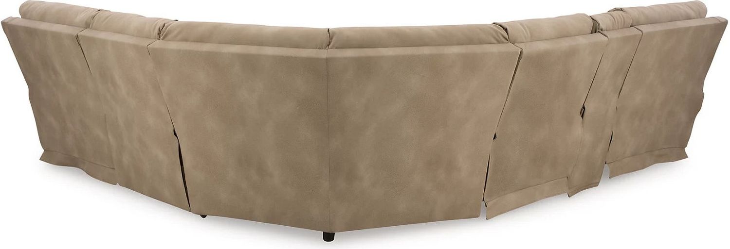 Next-Gen Durapella 6-Piece Power Reclining Sectional In Sand 61004S7