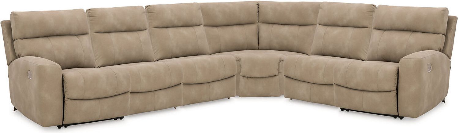 Next-Gen DuraPella 6-Piece Power Reclining Sectional In Sand 61004S8