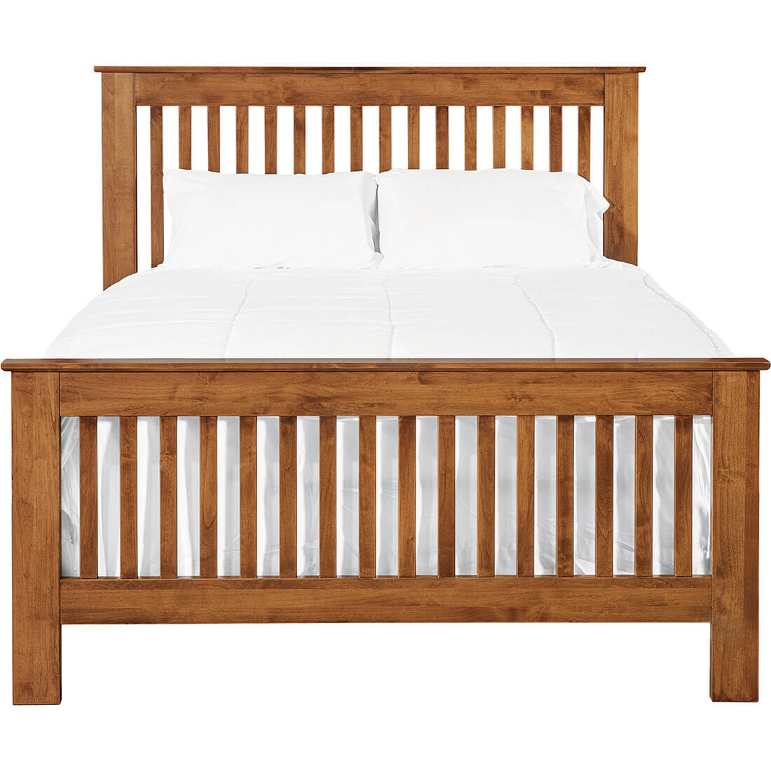 Shaker Slat Full Bed - Tall Footboard - 61243 61243