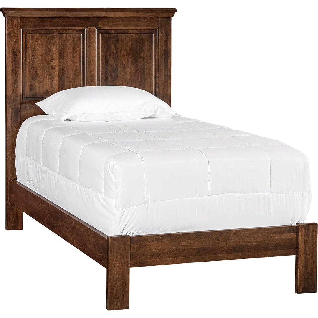 Heritage Raised Panel Twin Bed - Low Footboard - 61278 61278
