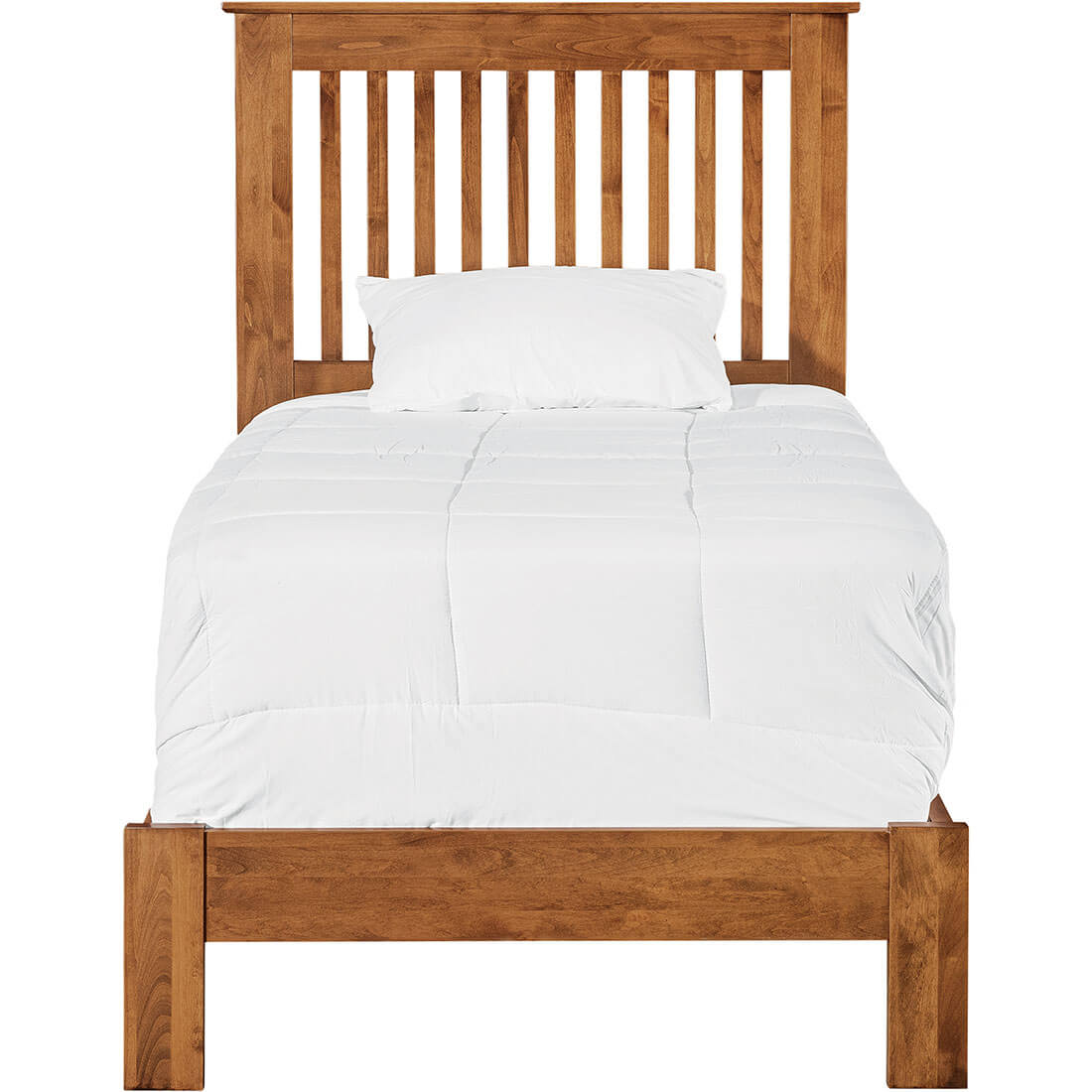 Shaker Slat Twin Bed - Low Footboard - 612781 612781