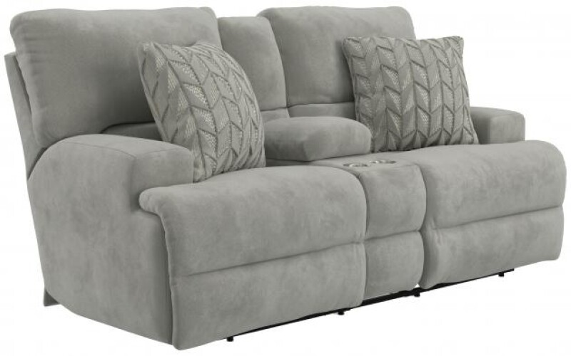 Power Lay Flat Recl Console Loveseat w/Zero Gravity 61289
