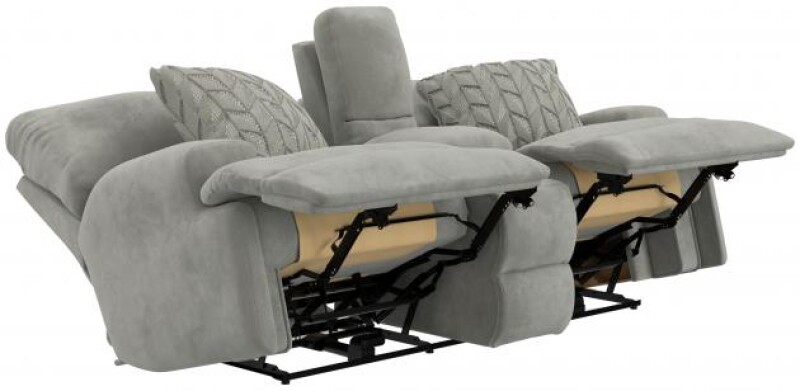 Renaldo 128 Power Lay Flat Recl Console Loveseat w/Zero Gravity 61289