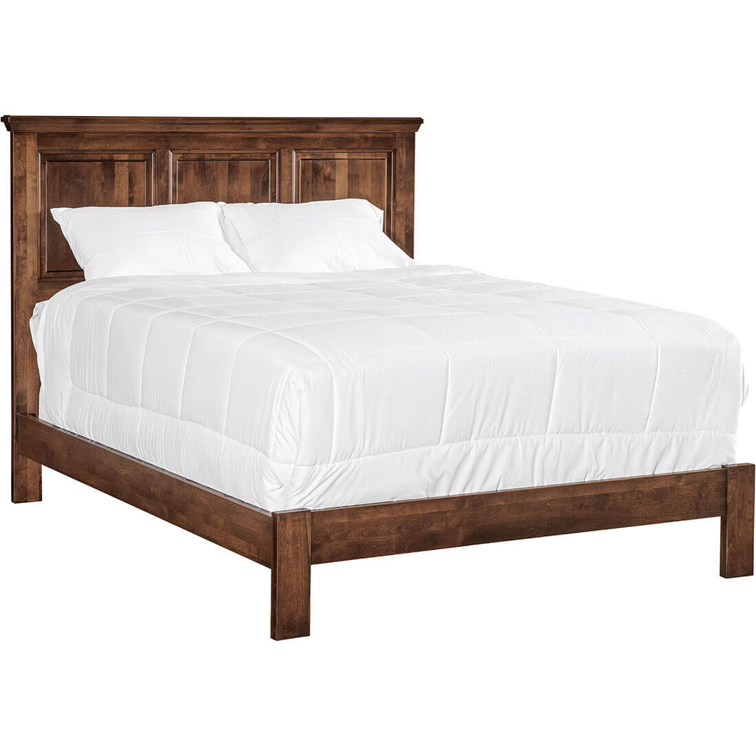 Heritage Raised Panel Queen Bed - Low Footboard - 61298 61298