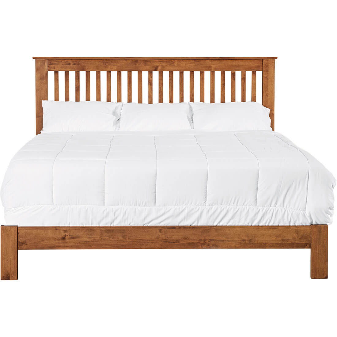 Shaker Slat King Bed - Low Footboard - 612991 612991